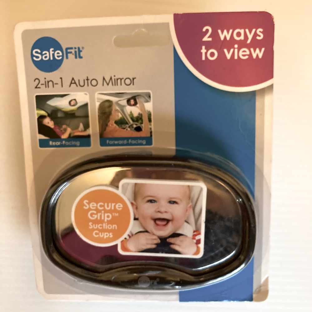 Two way rear view mirror